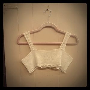 Vintage Hand Crocheted Bralette